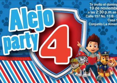 Fiesta Temática Paw Patrol Alejandro (18)